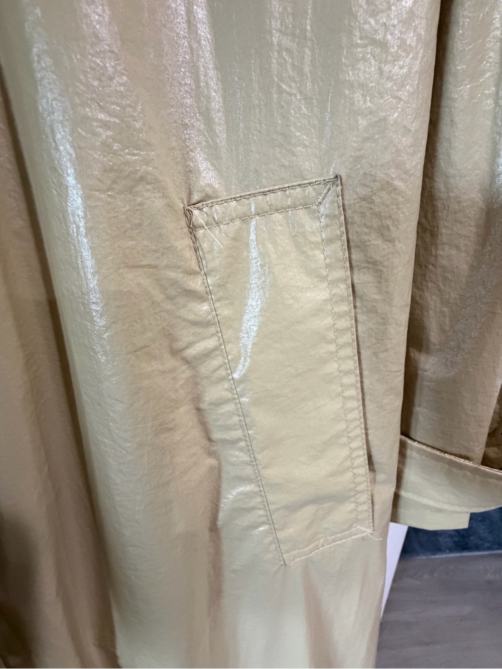 J. Crew Rain Or Shine Khaki Trench Coat - Picture 5 of 8